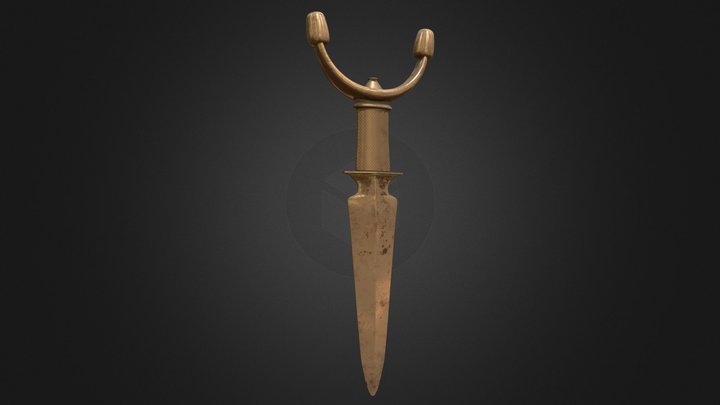 Puñal de antenas, Short sword of antennae 3D Model