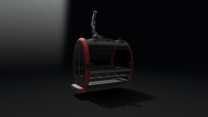 PG10 Gondola Model 3D Model