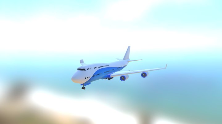 Mobile Airplane 3D Model