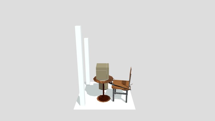 Forest Loner - Model 2 More Detailed Props Naoki 3D Model