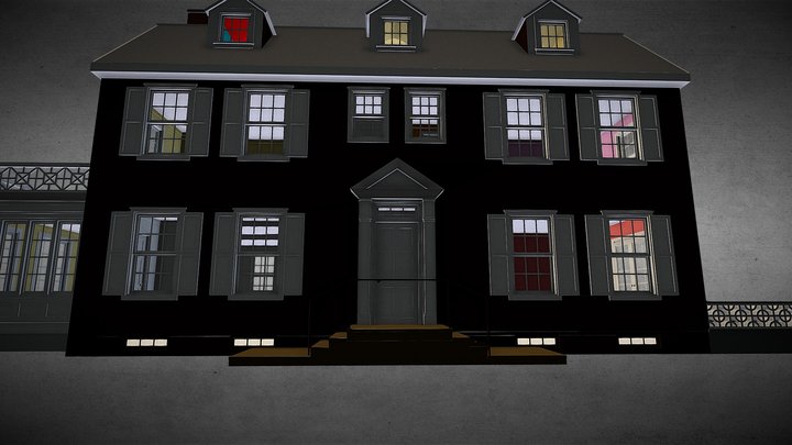 Amityville House 112 Ocean Avenue 3D Model Print 3D Model