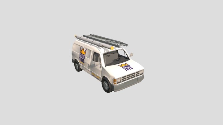 Chicken gun-toy van 3D Model