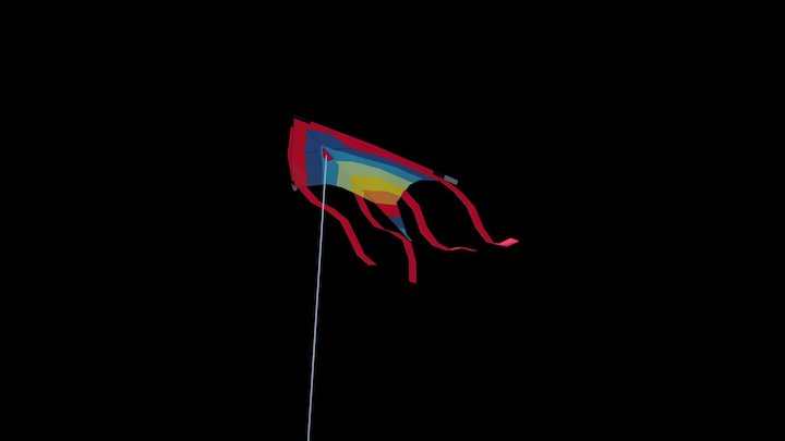 Kite 3D Model