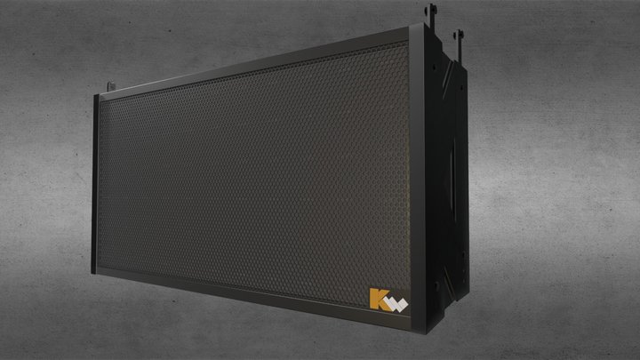 HMS Slim Sound Box MOD.02 Single 3D Model