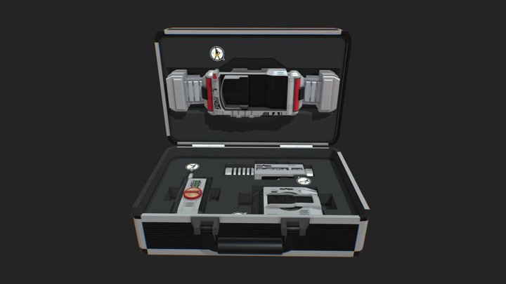 Faiz Gear Case 3D model | Kamen Rider Faiz 3D Model