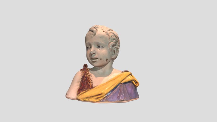 Bust of Saint John the Baptist as a Child 3D Model