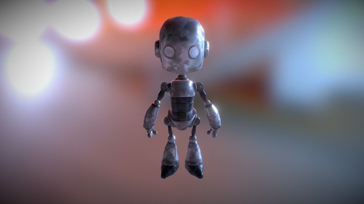 Junkyard Ro-boy 3D Model
