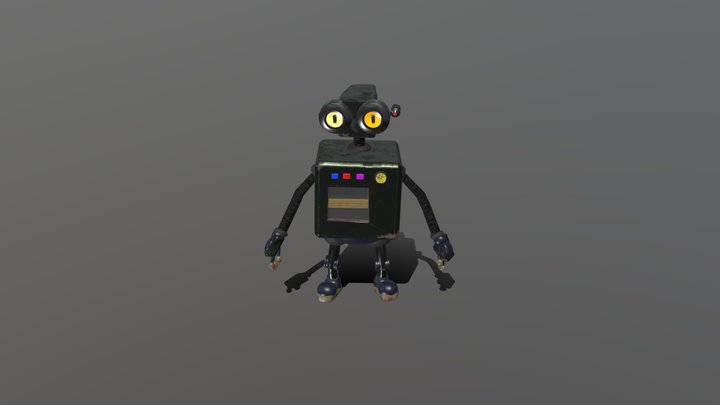 Animated ROBOT MAN 3D Model