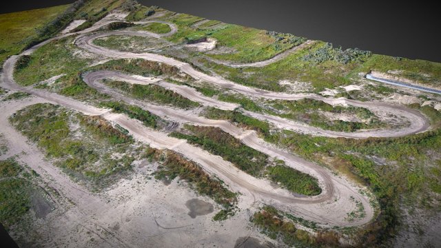 Motocross track, Barnaul 3D Model