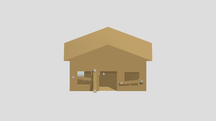 Cabin Home 3D Model