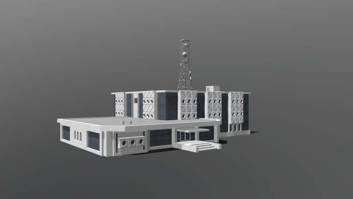 Post Office Bugojno 3D Model