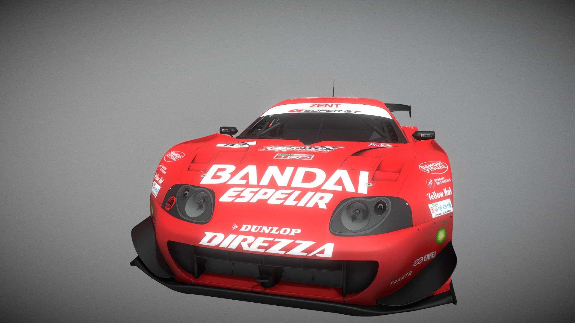 Toyota Supra GT500 (2005) - Download Free 3D model by JUST
