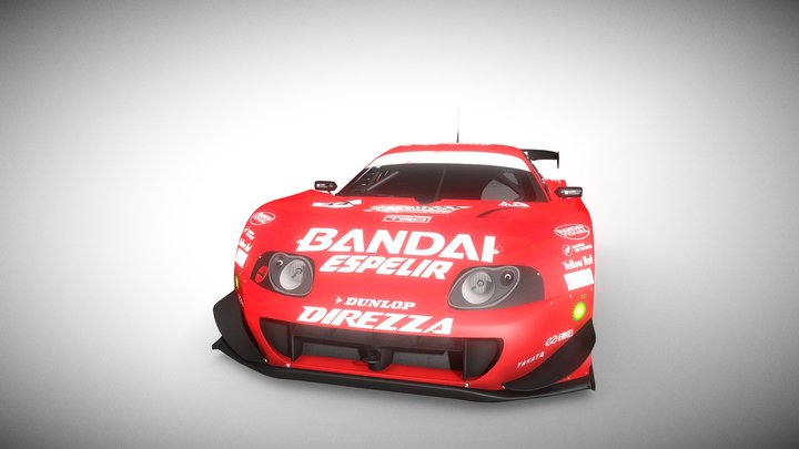Toyota Supra GT500 (2005) – Free 3D Model STL
