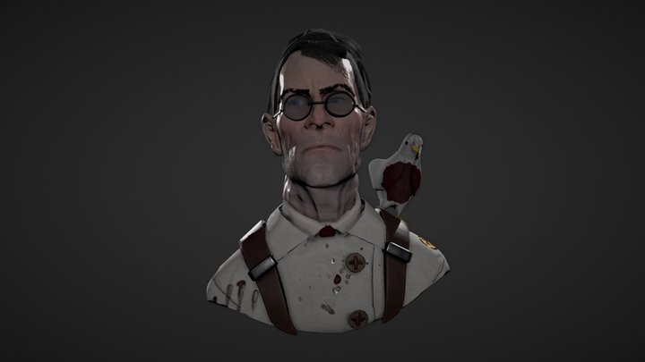Medic TF2 (realistic) 3D Model
