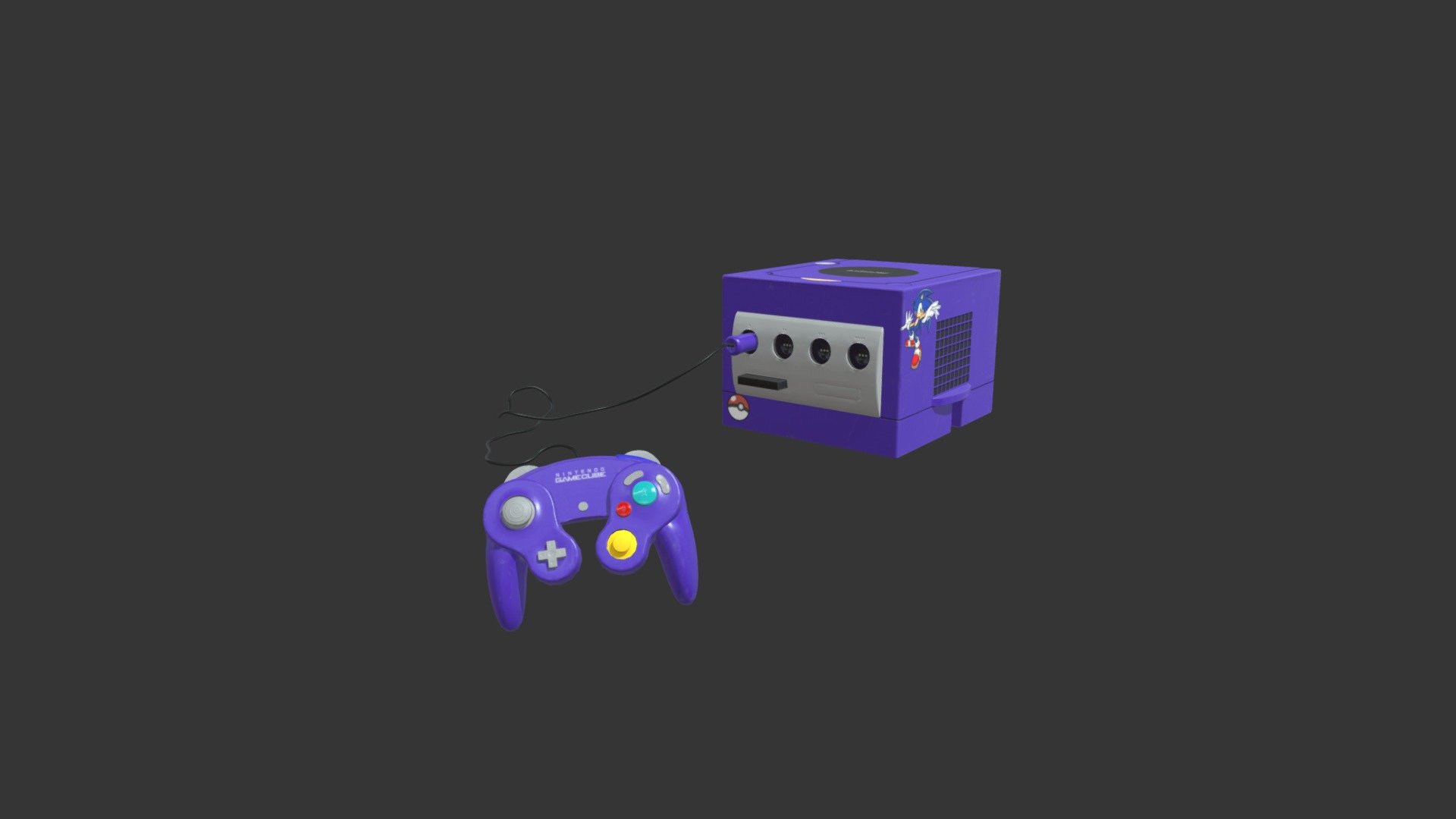 Nintendo Gamecube - 3D model by Enrico (@EnricoF) [530596f] - Sketchfab