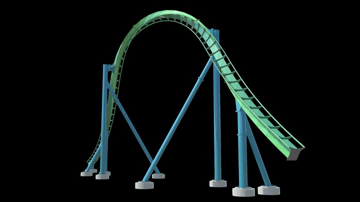 B&M Floorless Zero-G Roll 3D Model