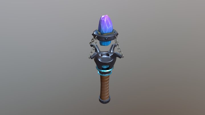 Game ready wand 3D Model