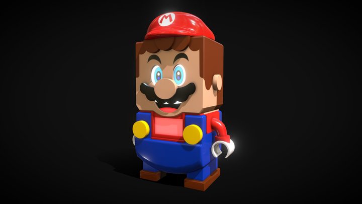 Lego Mario 3D Model