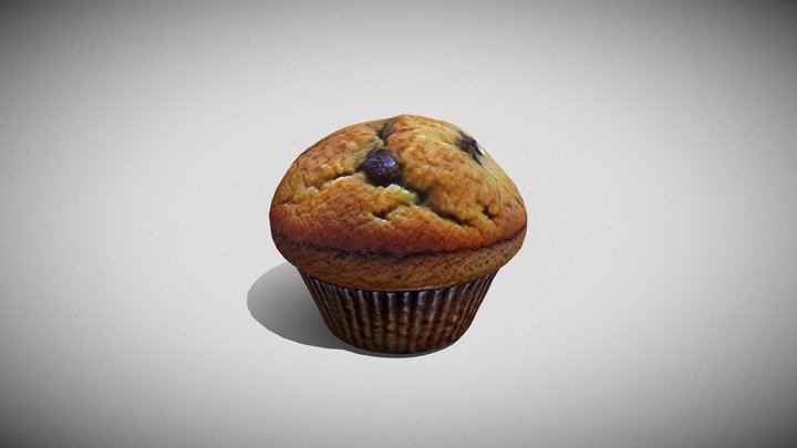 Muffin Optimized 3D Model