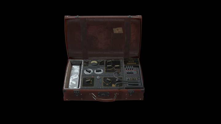 Cold War Briefcase Project 3D Model