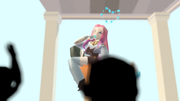 Seraphine starry eyed songstress 3D Model