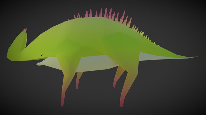 A Dinosaur 3D Model