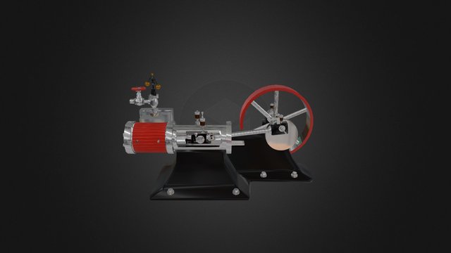 'Metropolitan' Horizontal Steam Engine – Free 3D Model STL