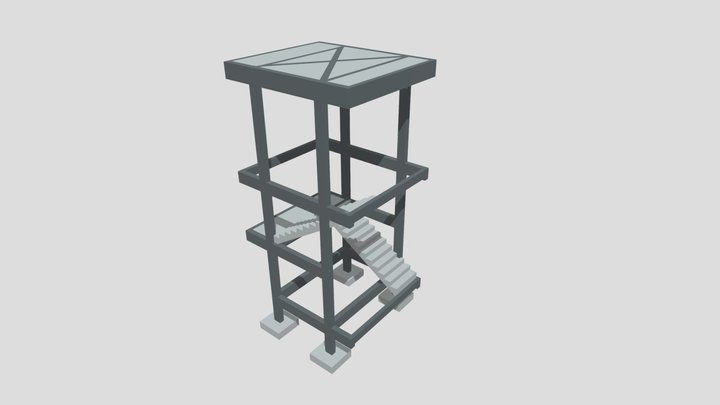 Projeto Escada 3D Model