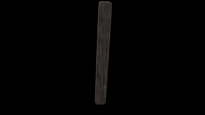Wood Beam 3D Model