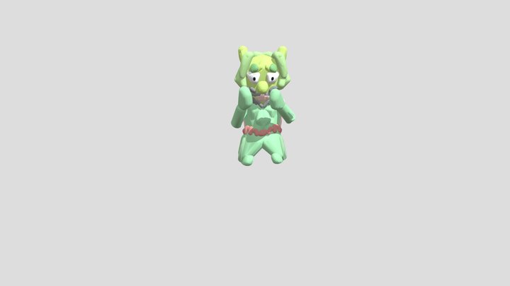 Praying 3D Model