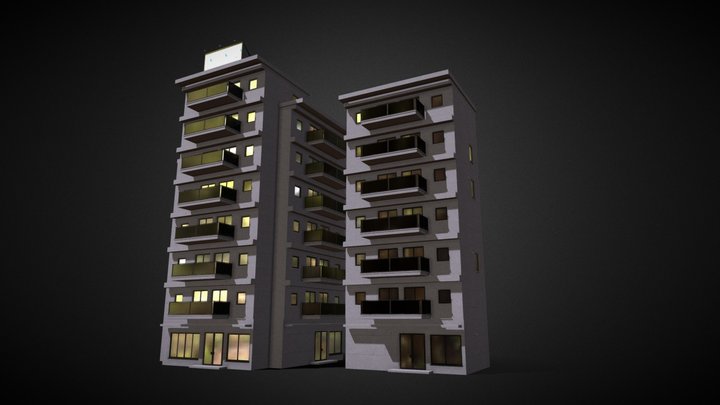 Japan building 10 3D Model
