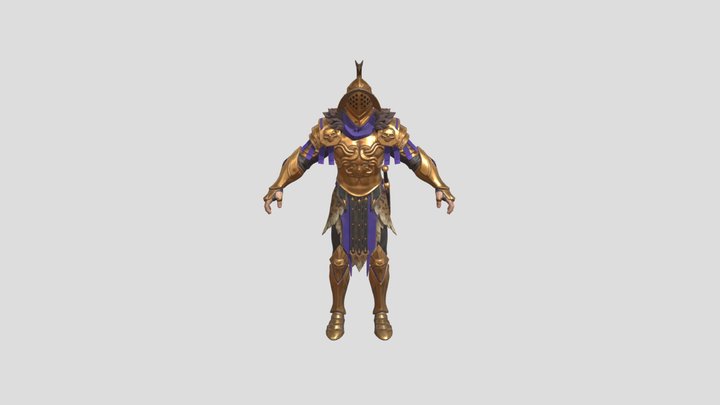 Ancient Gladiator 3D Model