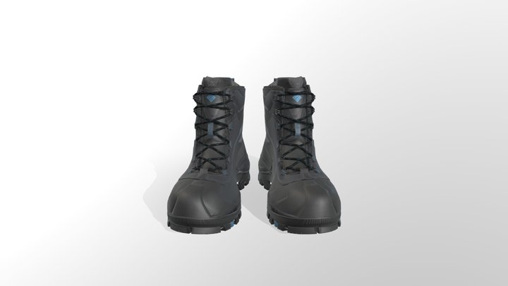 Columbia boots 3D Model