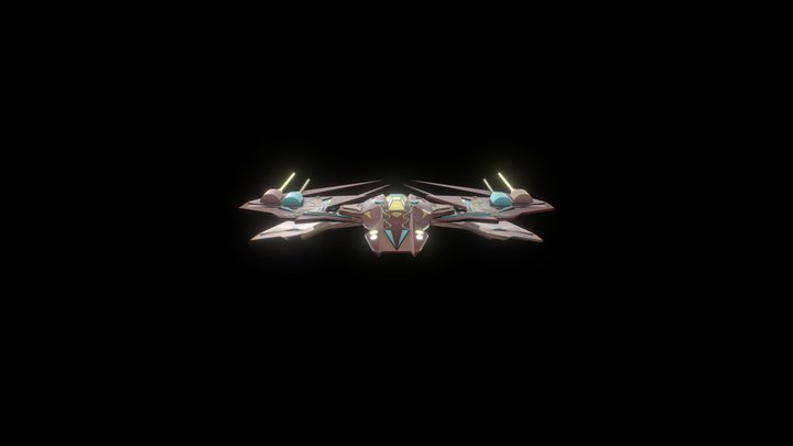 Spaceship 3D Model