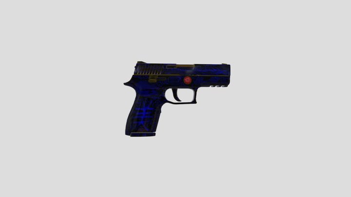 p250_Cs2/Ruby 3D Model