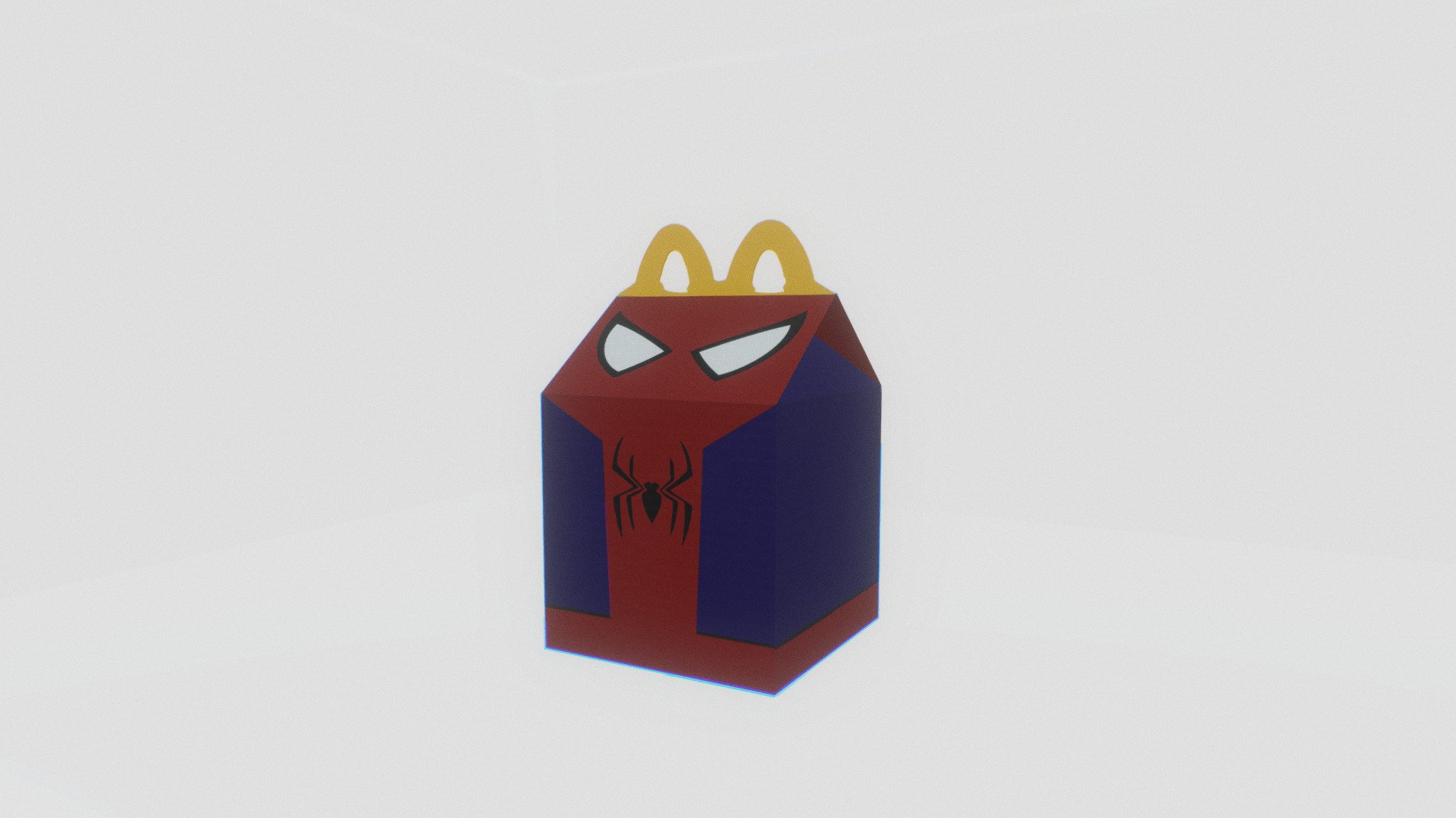 Spider-man happy meal box