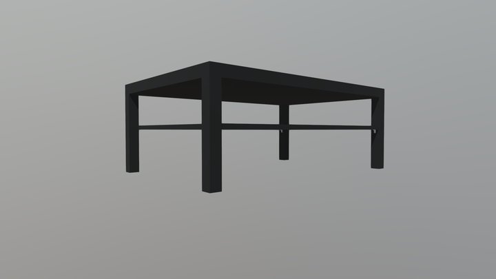 IKEA LACK Coffee Table - 118x78x45cm 3D Model