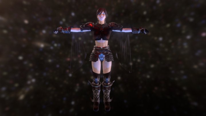 Angelic Warrior 3D Model 3D Model