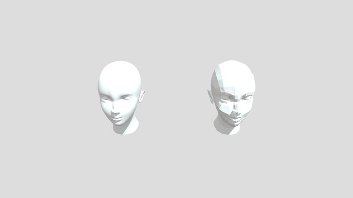 Base Head 3D Model