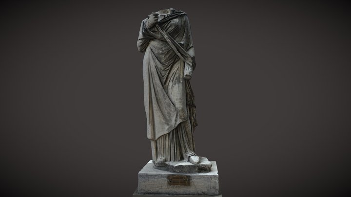 Roman Period Woman Statue - Knidos 3D Model