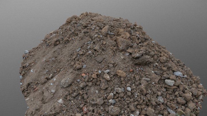 Pile of fresh dirt 3D Model
