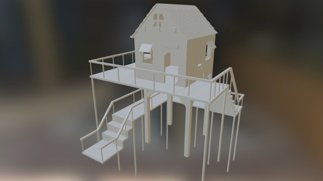 Swamp House 3D Model