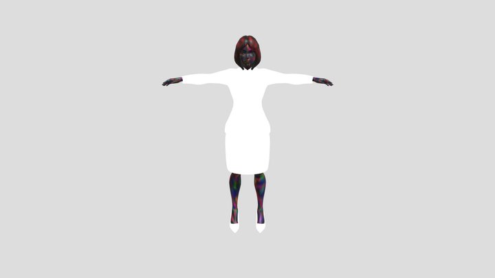 Female Officer Stylized Character – Modelo 3D gratuito STL