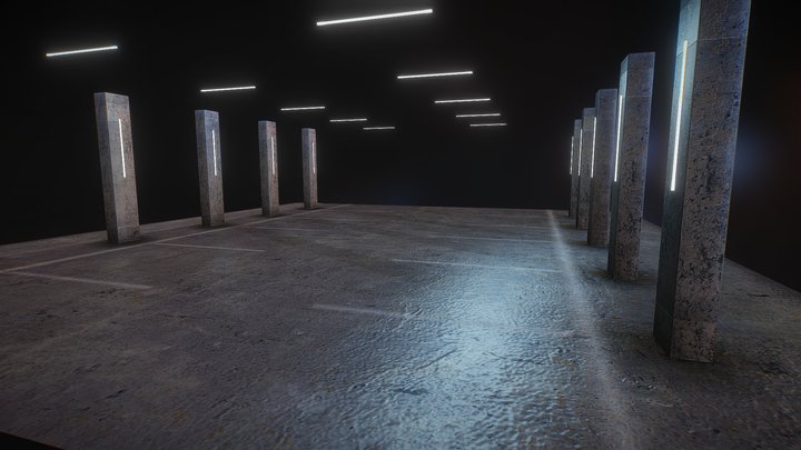 Parking garage [FREE DOWNLOAD] 3D Model