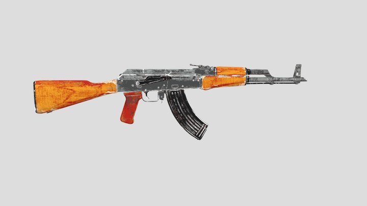 CS2 SKIN | AK-47 | Low Render 3D Model