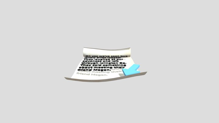 VickyScavengerHunt_Dove 3D Model