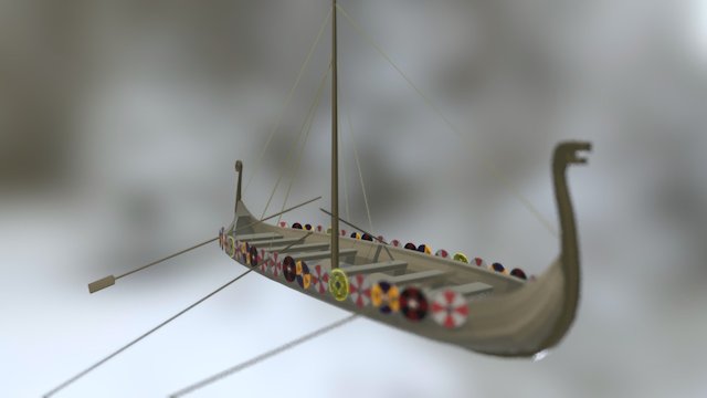 Drakkar 3D Model