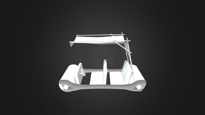 Flintstones car 3D Model