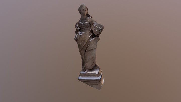 Rzeźba z Ogrodu Saskiego 3D Model