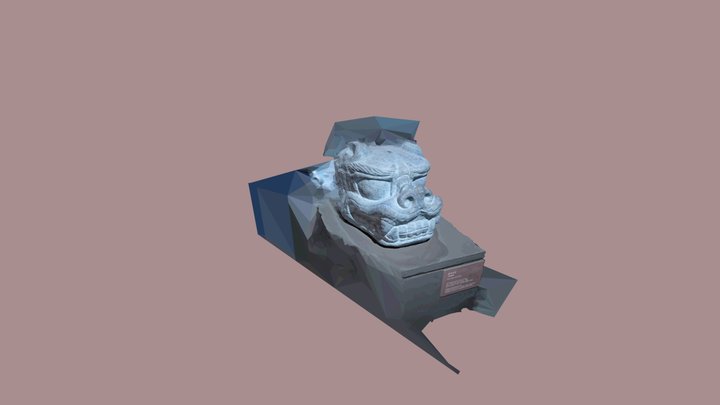 Dragonheaded Statue_LOD0 3D Model